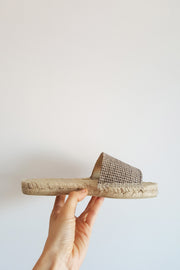 Almond Black Espadrilles