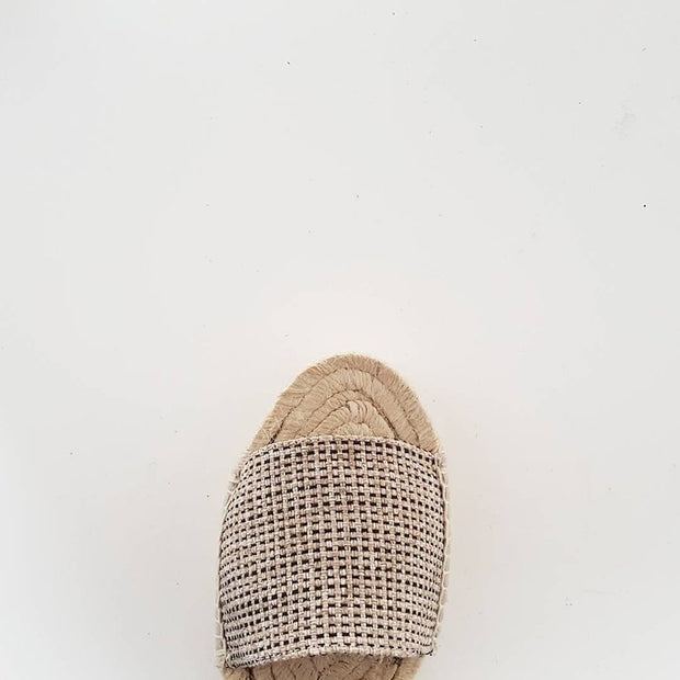 Almond Black Espadrilles