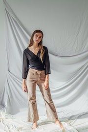 Beige Rosalie Pants