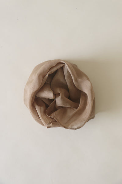 Plant Dyed Silk Scarf