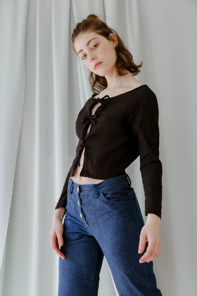 Bluebell Black Top